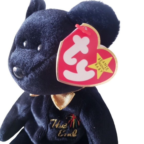 Ty Beanie Baby The End 1999 Y2k Millennium Teddy Bear errors - Picture 2 of 14